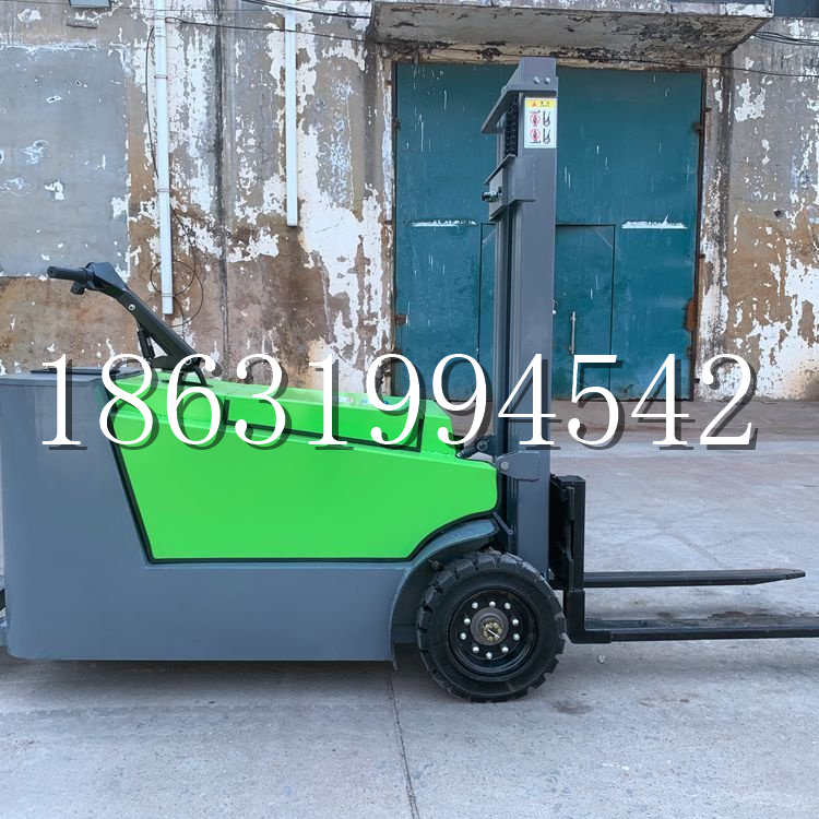 青铜峡市小型电动叉车1吨2吨步行站驾式电瓶堆高充电装卸车液压升降车铲车
